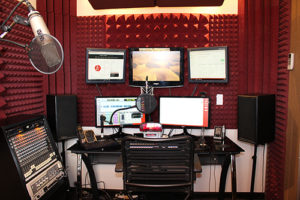 Professional voiceover studio