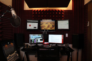 Professional voiceover studio